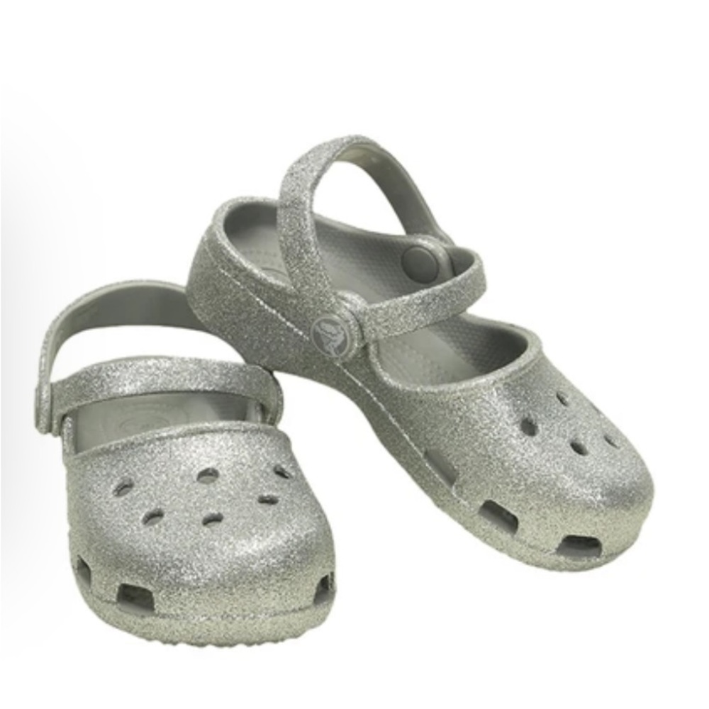 Silver Glitter Mary Jane sz. 13